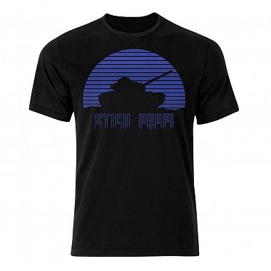 Футболка "Stich Profi" "Танк" (тк.хлопок)(черный) — одежда для охоты, рыбалки, туризма и города | KORGAN.KZ