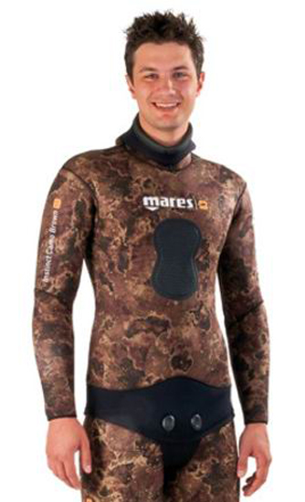 Куртка от гидрокостюма MARES PP Мод. INSTINCT CAMO BROWN 55 (неопрен - 5,5мм) — рыболовные и охотничьи товары в Алматы | KORGAN.KZ