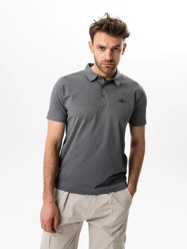 Футболка поло мужская Remington Polo Comfort Gray — одежда для охоты, рыбалки, туризма и города | KORGAN.KZ
