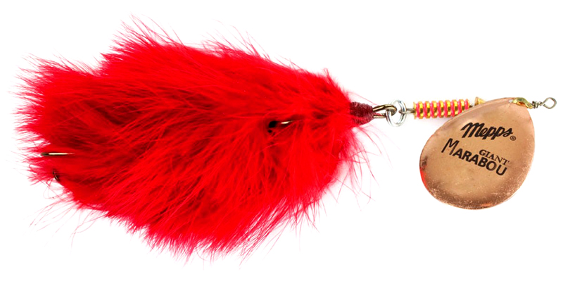 Блесна MEPPS GIANT MARABOU (copper/red tail) — купить Вертушки в Алматы | KORGAN