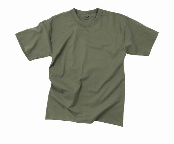 Майка ROTHCO Мод. MILITARY (короткий рукав)(100% cotton)(Green) — одежда для охоты, рыбалки, туризма и города | KORGAN.KZ