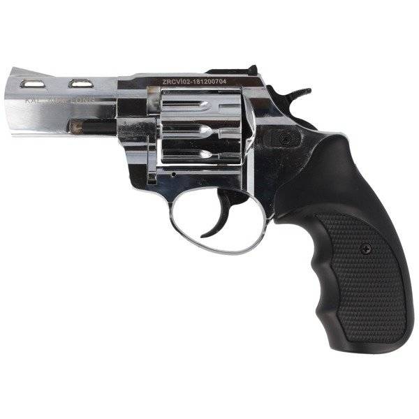 Газовый револьвер ZORAKI Мод. R2-TD-3" SHINY CHROME (к.-бр: 9мм)(6-зарядный) — купить газовые пистолеты в Алматы | Доставка по Казахстану