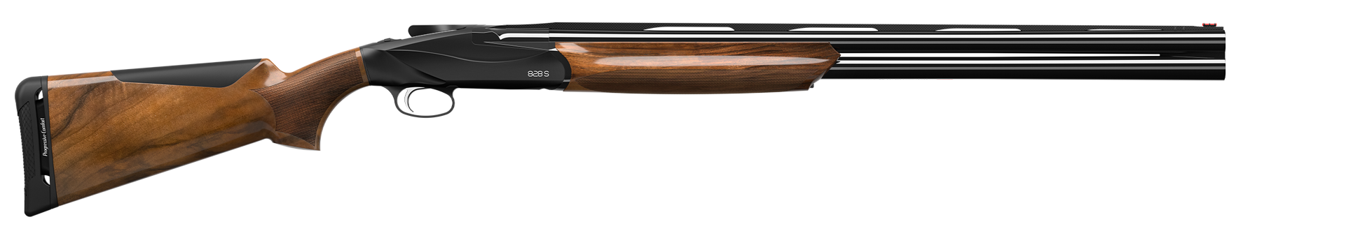 Гладкоствольное ружье BENELLI Мод. 828S A.I. BLACK WOOD P-COMFORT CRIO  (двуствольное) калибра 12/76 — детальное фото