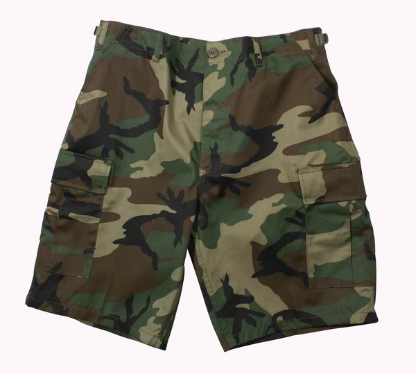 Шорты ROTHCO Мод. ULTRA FORCE BDU COMBAT (Woodland Camo) — брюки и шорты для охоты, рыбалки и туризма | KORGAN.KZ