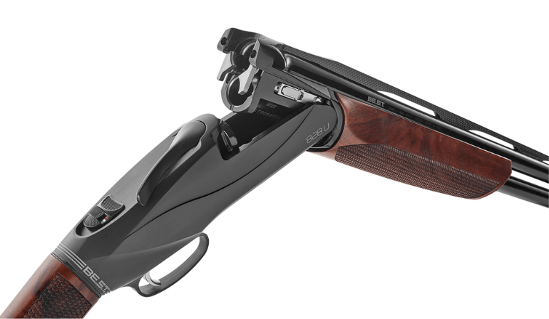 Гладкоствольное ружье BENELLI Мод. 828U BE.S.T. A.I. STEEL BLACK WOOD P-COMFORT CRIO  (двуствольное) калибра 12/76 — детальное фото