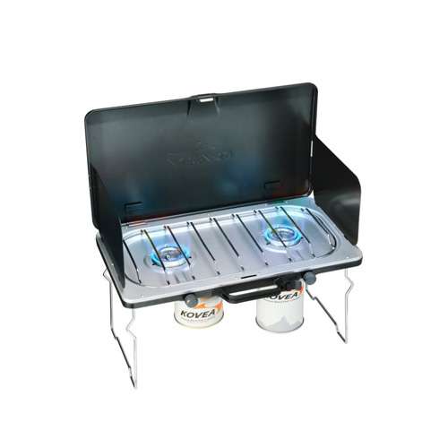 Плитка газовая KOVEA Мод. SLIM TWIN STOVE LITE (от 220г/230г/450г) — туристическая газовая плитка или лампа в Алматы