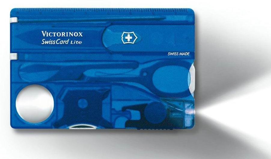 Карта-мультиинструмент VICTORINOX Мод. SWISSCARD LITE SAPPHIRE для охоты и туризма в Алматы, Казахстан