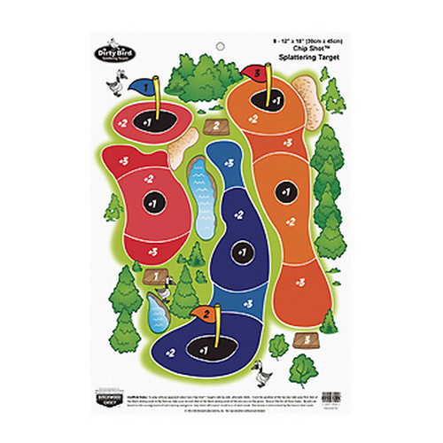Мишени (бумажные) BIRCHWOOD Мод. CHIP SHOT DIRTY BIRD MULTI-COLOR для спортивной стрельбы в Алматы, Казахстан