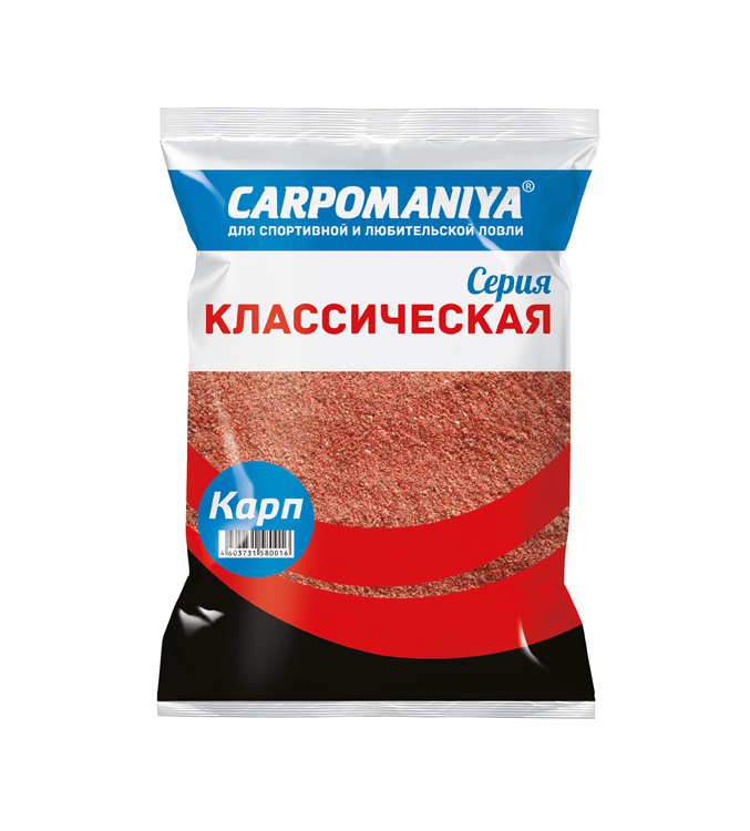 Прикормка КАРПОМАНИЯ КЛАССИЧЕСКАЯ (карп)(750г.) — приманка, снасти и аксессуары для рыбалки | Алматы, Казахстан