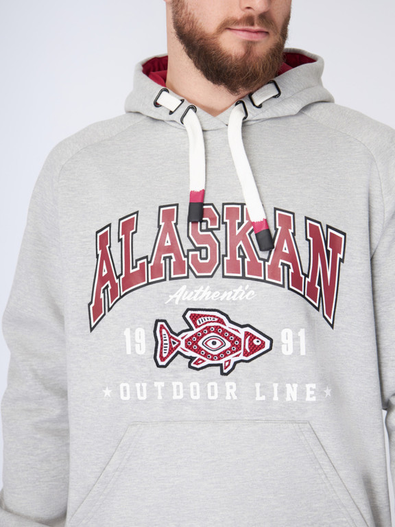 Толстовка Alaskan Promo Hoodie Gray — одежда для охоты, рыбалки, туризма и города | KORGAN.KZ