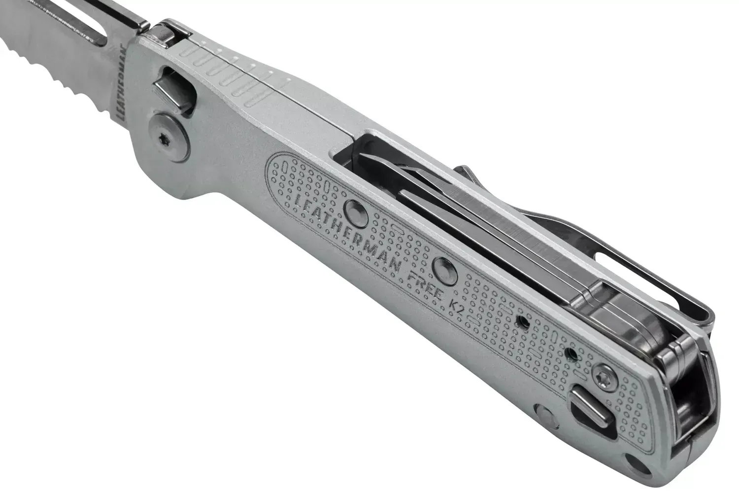 Купить Складной нож LEATHERMAN Мод. FREE K2X SILVER в Алматы — магазин Korgan Center | Казахстан | Доставка во все регионы