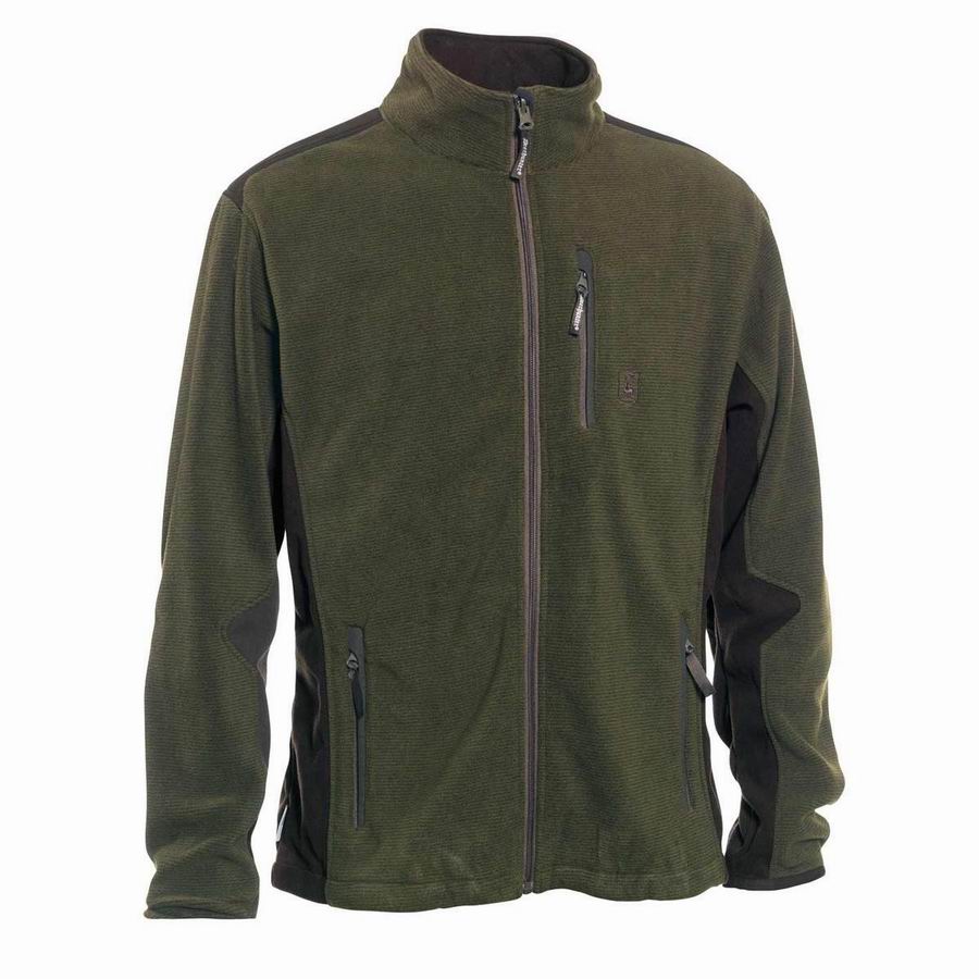 Куртка DEERHUNTER-MUFLON ZIP-IN FLEECE (хаки) — куртки, жилеты, маскировочные костюмы, одежда для рыбалки и охоты | KORGAN Казахстан