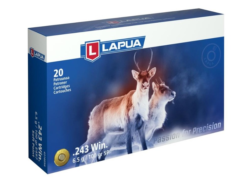 Купить Патрон для нарезного оружия LAPUA (.243 Win.) SP (E562)(100grs)(6,48г.) в Алматы | Казахстан | Корган Центр