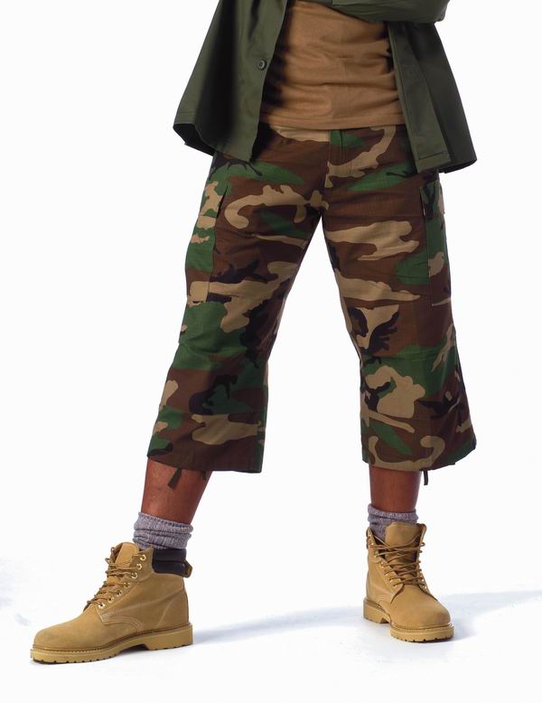 Штаны ROTHCO Мод. ULTRA FORCE 6-PKT CAPRI (Woodland Camo) — брюки и шорты для охоты, рыбалки и туризма | KORGAN.KZ