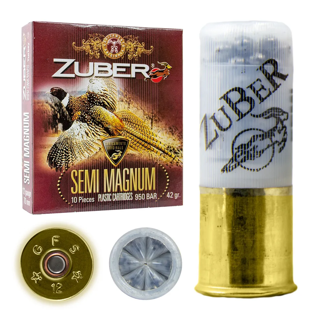 Патрон для гладкоствольного оружия ZUBER Semi Magnum (12/70)(42г)(№1)(4,0мм) в Алматы | Казахстан | Корган Центр | KORGAN
