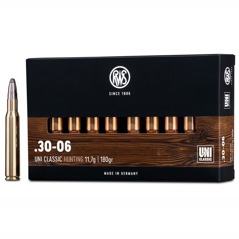 Купить Патрон для нарезного оружия RWS (.30-06 Sprg.) UNI Classic (181grs)(11,7г) в Алматы | Казахстан | Корган Центр