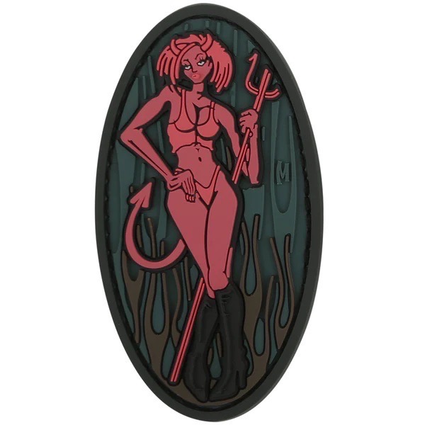 Патч (нашивка) MAXPEDITION Мод. DEVIL GIRL - STEALTH — технические характеристики, материалы и назначение | KORGAN