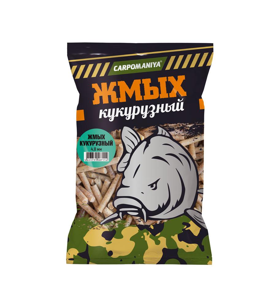 Жмых кукурузный КАРПОМАНИЯ (натуральный)(сыпуха)(1кГ) — приманка, снасти и аксессуары для рыбалки | Алматы, Казахстан