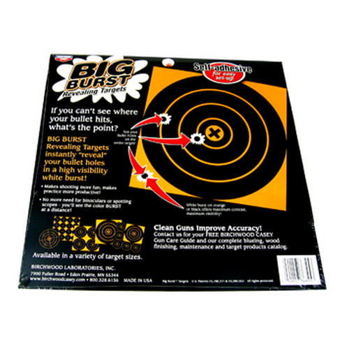 Мишени (клеящиеся) BIRCHWOOD Мод. BB8-25 BIG BURST (ассортимент: 10,16-20,32см) (150шт) для спортивной стрельбы в Алматы, Казахстан
