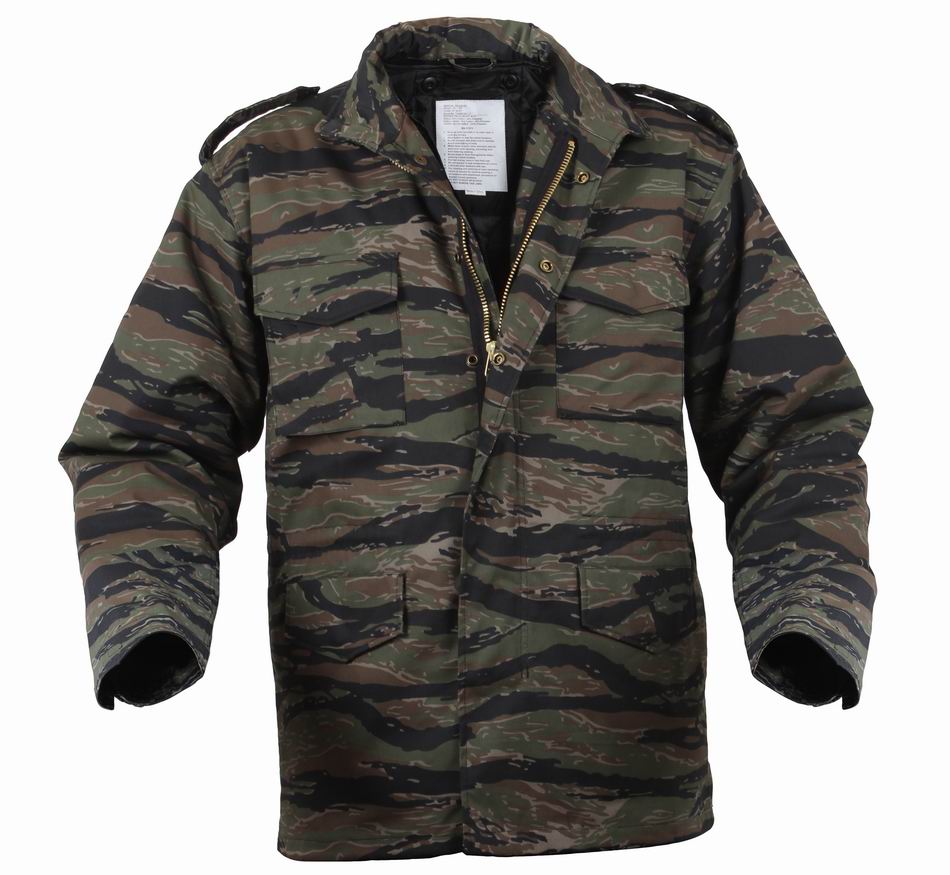 Куртка ROTHCO Мод. M-65 (Tiger Stripe) — куртки, жилеты, маскировочные костюмы, одежда для рыбалки и охоты | KORGAN Казахстан