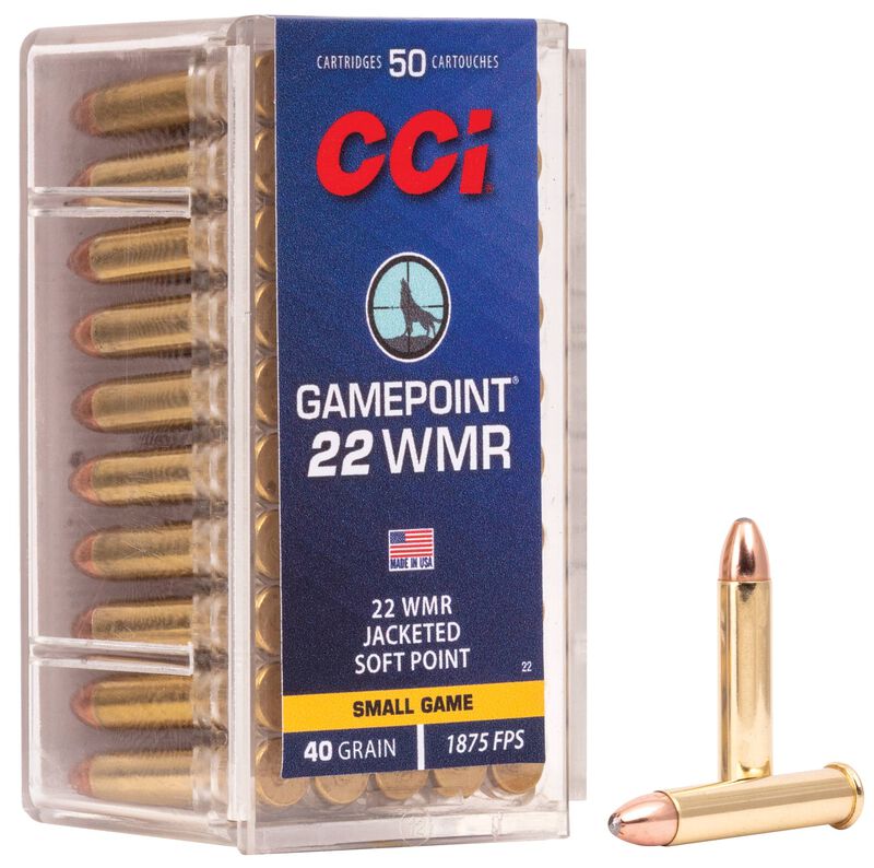 Купить Патрон для нарезного оружия CCI (.22 Win.Mag.) GAMEPOINT (JSP)(40grs)(2,59г) в Алматы | Казахстан | Корган Центр