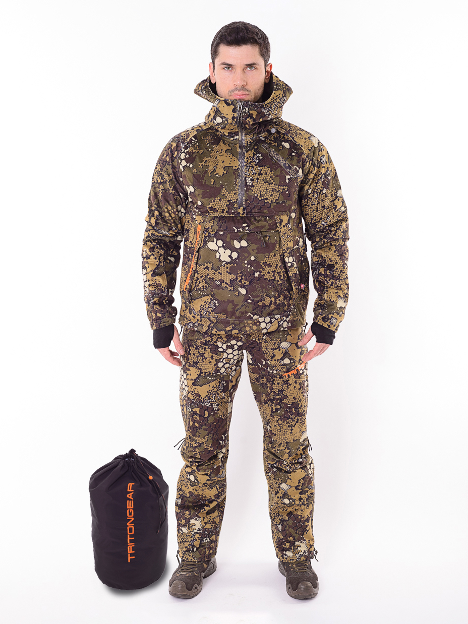 Костюм "TRITON VORTEX -15" Beige (Porelli, Primaloft) — куртки, жилеты, маскировочные костюмы, одежда для рыбалки и охоты | KORGAN Казахстан