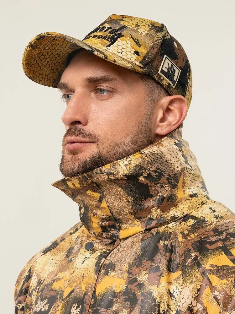 Плащ тент Remington New PU waterproof Yellow Waterfowl Honeycombs — куртки, жилеты, маскировочные костюмы, одежда для рыбалки и охоты | KORGAN Казахстан