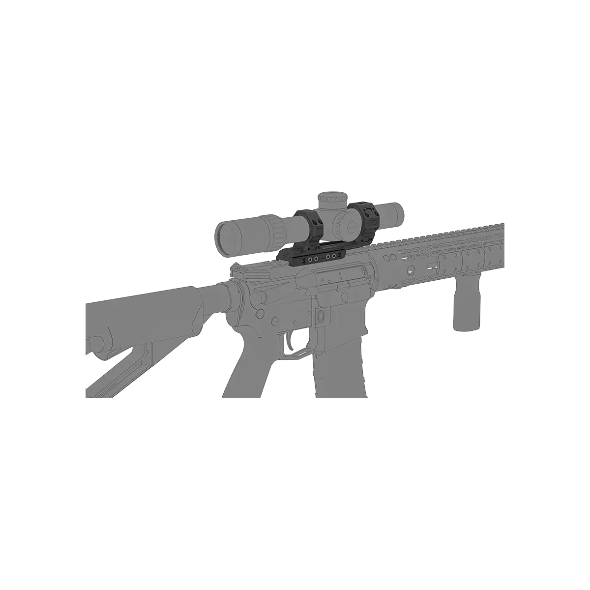 Кронштейн для оптики VECTOR OPTICS Moд. X-MOD 0MOA с выносом Алматы, Қазақстандағы оптикаға арналған