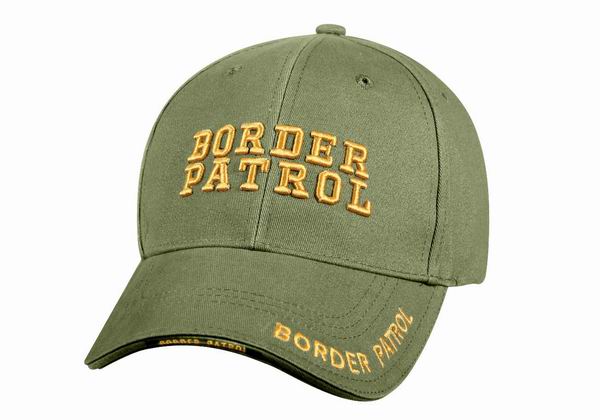 Кепка ROTHCO Мод. DELUXE LOW PROFILE INSIGNIA "BORDER PATROL" (O.D.) — головной убор для рыбалки, охоты и туризма | KORGAN.KZ