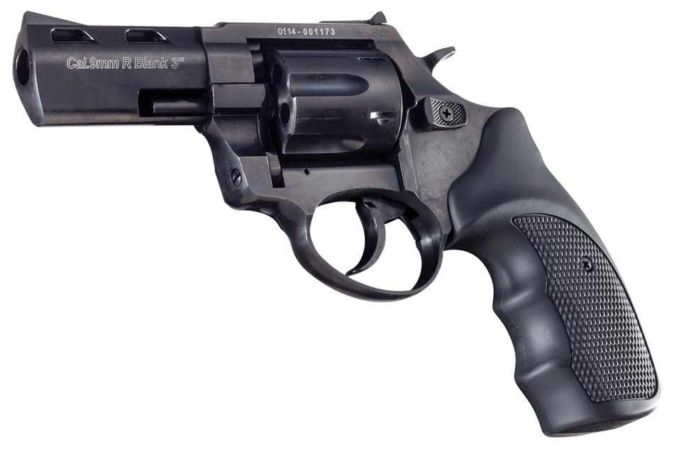Газовый револьвер ZORAKI Мод. R2-TD-3" BLACK (к.-бр: 9мм)(6-зарядный) — купить газовые пистолеты в Алматы | Доставка по Казахстану