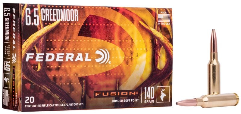 Купить Патрон для нарезного оружия FEDERAL (6,5 Creedmoor) FUSION (FSP)(140grs)(9,07г) в Алматы | Казахстан | Корган Центр