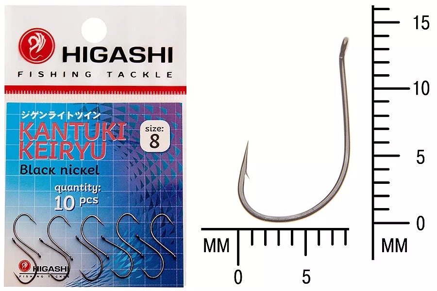 Крючки HIGASHI Мод. KANTUKI KEIRYU #8 — рыболовный крючок, снасть и аксессуары для рыбалки | Алматы, Казахстан