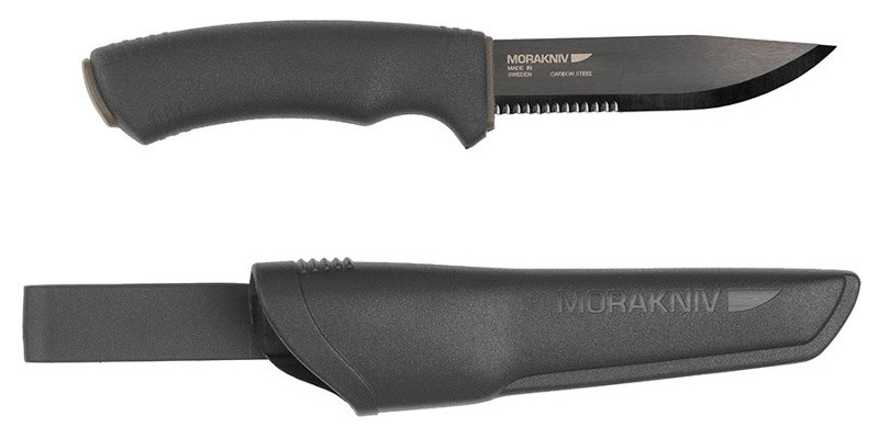 Нож MORAKNIV Мод. BUSHCRAFT SRT BLACK | Купить нож в Алматы | Корган Центр