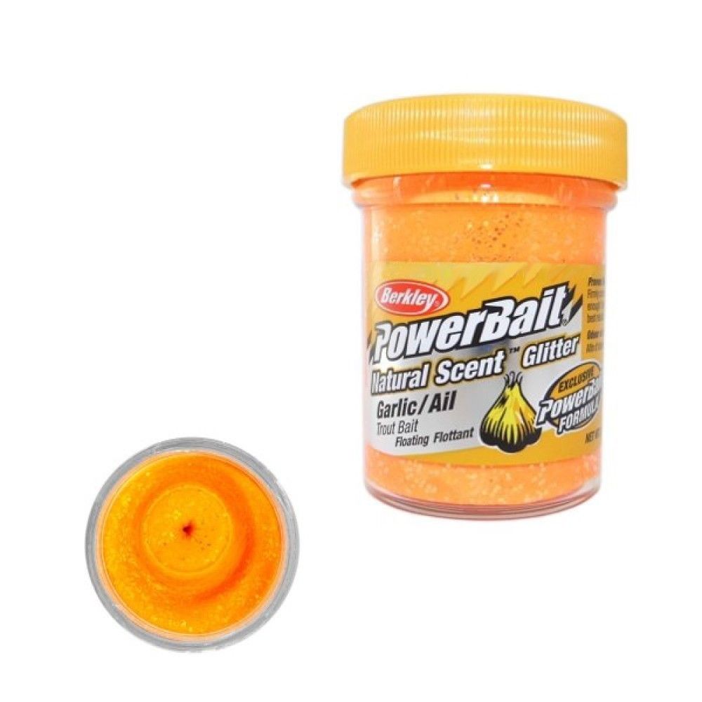 Паста BERKLEY POWERBAIT NATURAL GLITTER TROUT BAIT — приманка, снасти и аксессуары для рыбалки | Алматы, Казахстан
