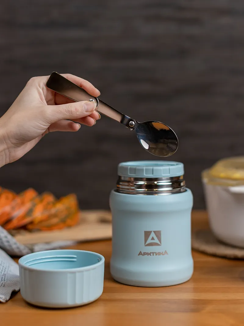 Термос АRСTIСA FOOD для еды вакуумный, бытовой — качественный термос для походов, туризма и активного отдыха