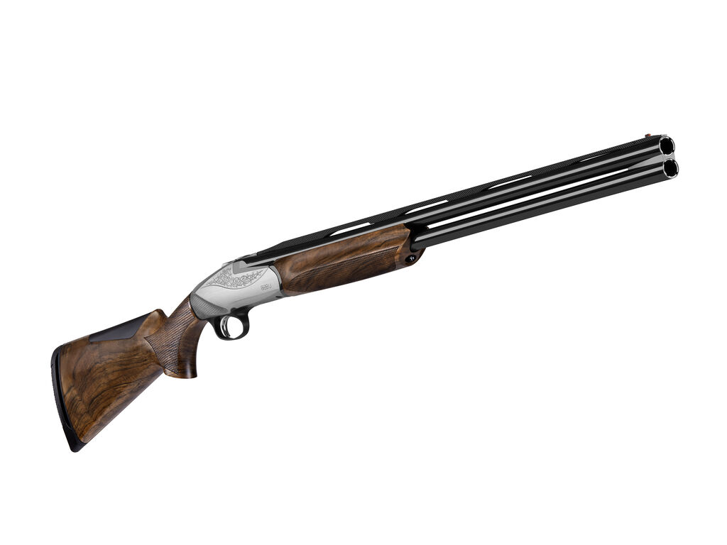 Гладкоствольное ружье BENELLI Мод. 828U SILVER WOOD P-COMFORT POWERBORE CRIO LH (двуствольное) калибра 12/76 — детальное фото
