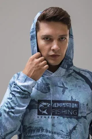 Футболка (джерси)  Remington Fishing Вreeze Вlue — одежда для охоты, рыбалки, туризма и города | KORGAN.KZ