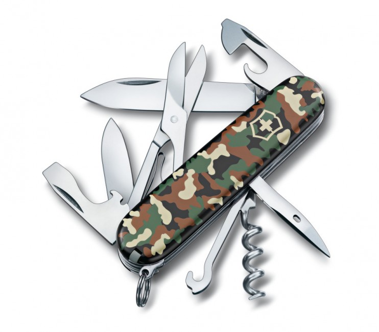 Купить Складной нож VICTORINOX Мод. CLIMBER CAMO в Алматы — магазин Korgan Center | Казахстан | Доставка во все регионы
