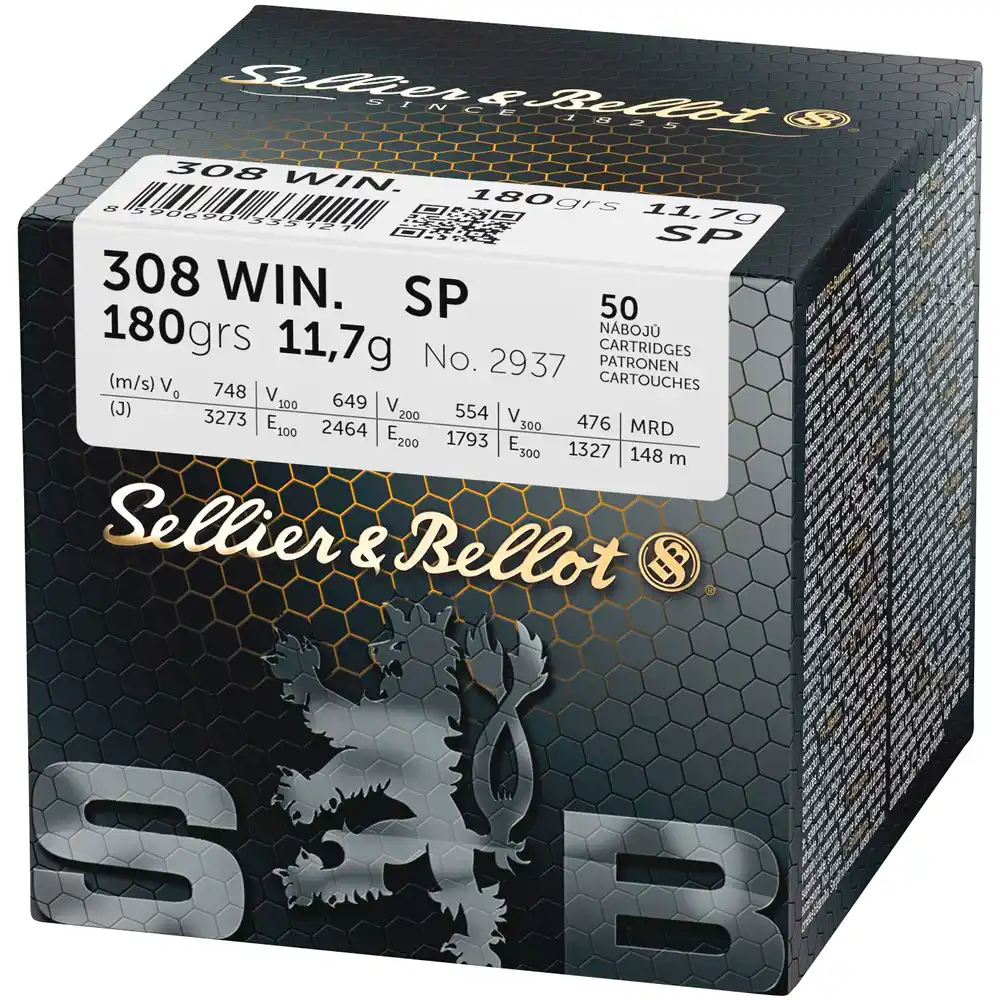 Купить Патрон для нарезного оружия S&B (.308 Win.)(SP-2937)(180grs)(11,7г) в Алматы | Казахстан | Корган Центр