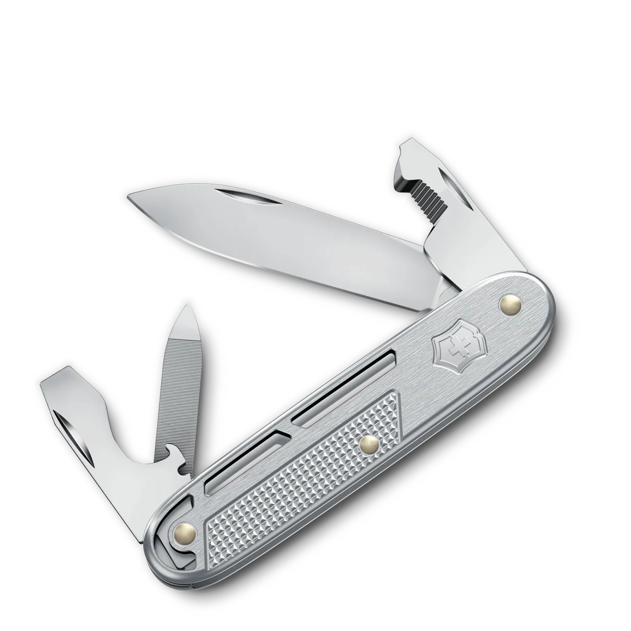 Купить Складной нож VICTORINOX Мод. SYNERGY ALOX SILVER в Алматы — магазин Korgan Center | Казахстан | Доставка во все регионы