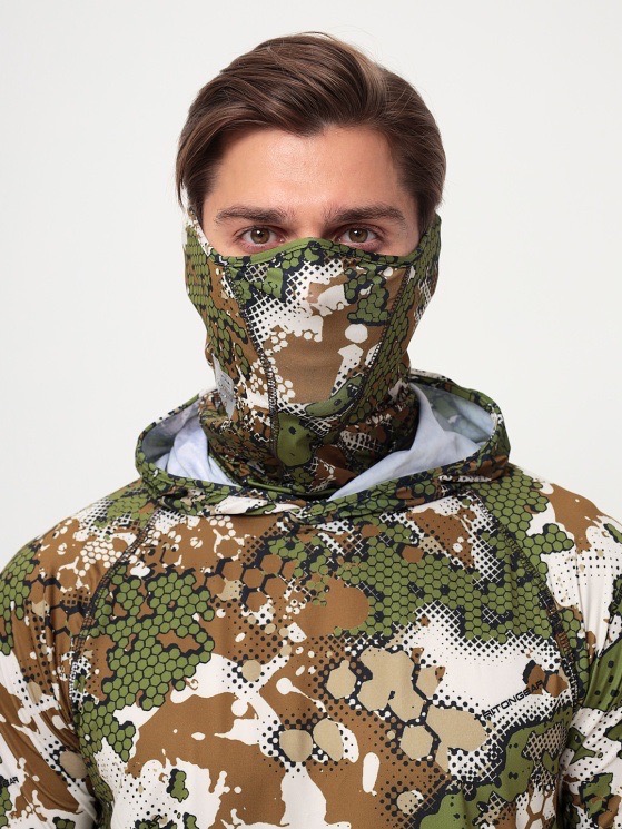 Балаклава "TRITONGEAR" (Fabreex, Forest Green) TRITONGEAR 2022 (Forest Green) — головной убор для рыбалки, охоты и туризма | KORGAN.KZ