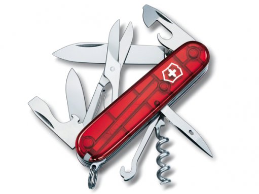Купить Складной нож VICTORINOX Мод. CLIMBER TRANSLUCENT в Алматы — магазин Korgan Center | Казахстан | Доставка во все регионы