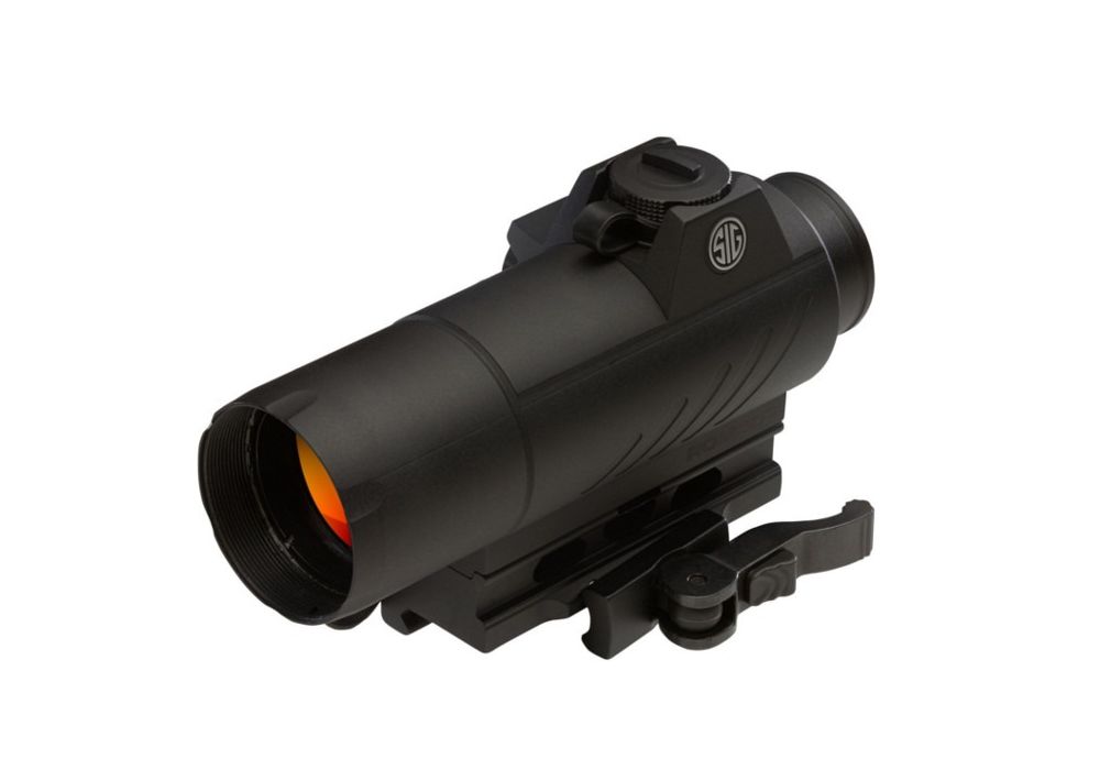 Коллиматорный прицел SIG-SAUER Мод. ROMEO7 FULL-SIZE 1x30 BLACK (IR: 2 MOA RED DOT)(кронштейн QR на шину PICATINNY/WEAVER) для охоты в Алматы, Казахстан