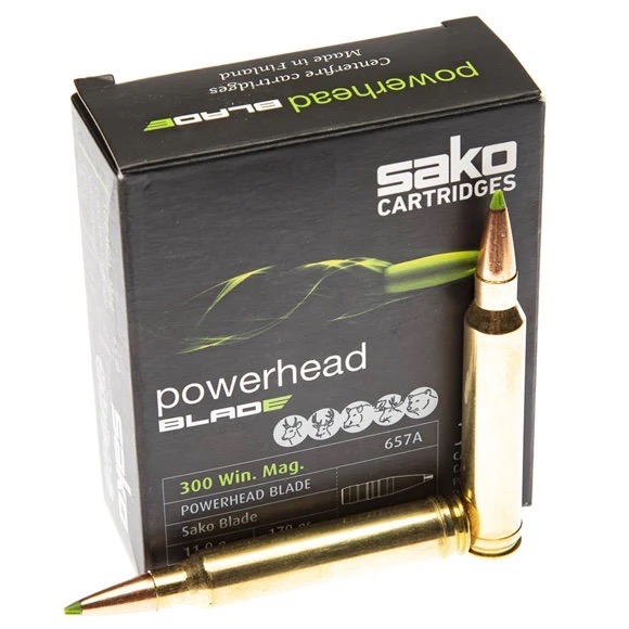 Купить Патрон для нарезного оружия SAKO (.300 Win.Mag.) POWERHEAD BLADE (TEC-140A)(175grs)(11,34г.) в Алматы | Казахстан | Корган Центр
