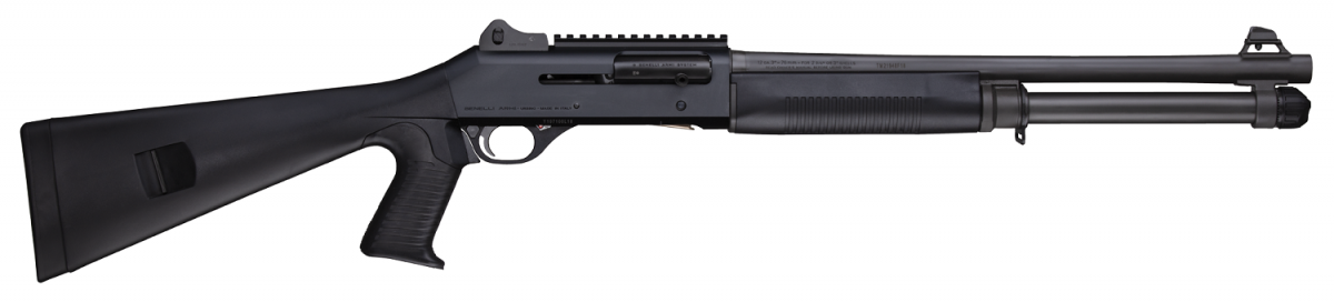 Гладкоствольное ружье BENELLI Moд. M4 BLACK PISTOL GRIP (полуавтоматическое) калибра 12/76 — детальное фото