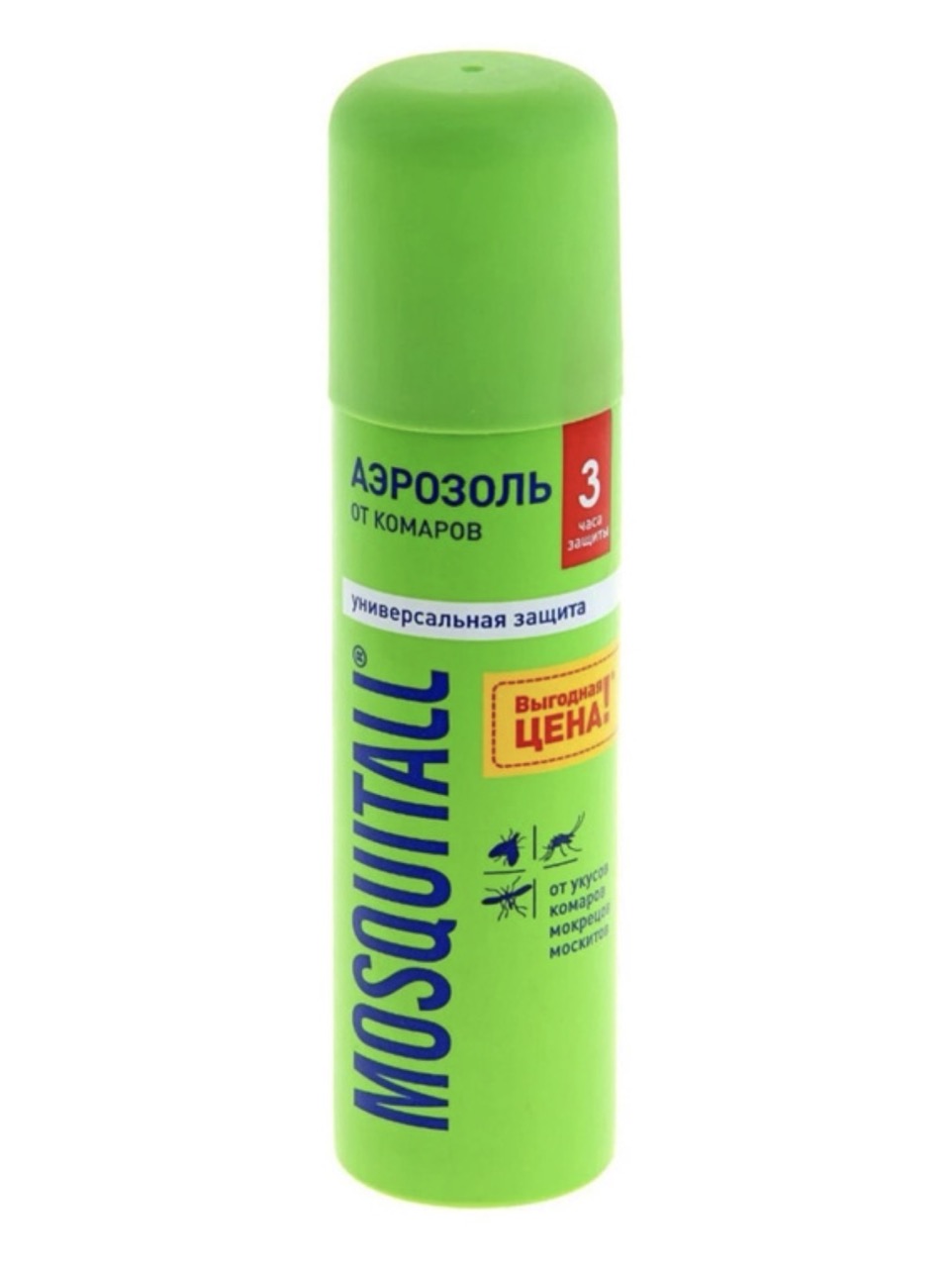 Репеллент MOSQUITALL "Универсальная защита", от комаров, аэрозоль, — репелленты и защита от насекомых | KORGAN.KZ