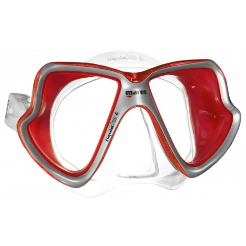 Маска MARES Мод. X-VISION-LIQUIDSKIN CLEAR/RED/RED — рыболовные и охотничьи товары в Алматы | KORGAN.KZ