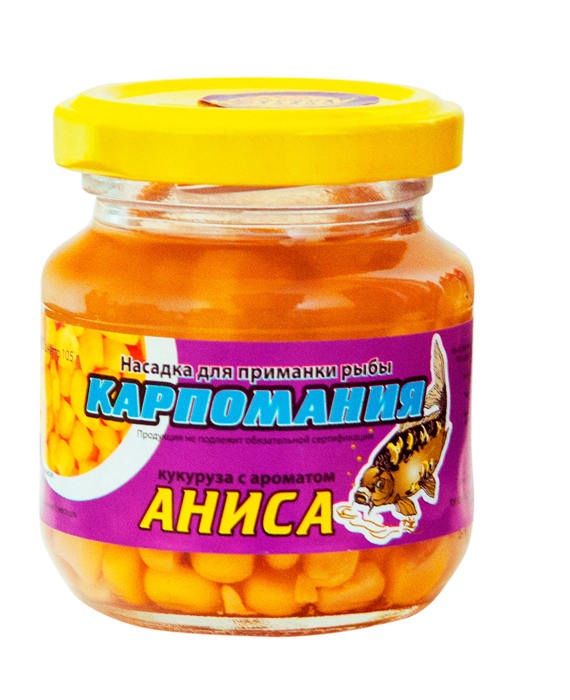 Кукуруза КАРПОМАНИЯ (мягкая)(натурал.с аром.аниса)(105г.) — приманка, снасти и аксессуары для рыбалки | Алматы, Казахстан