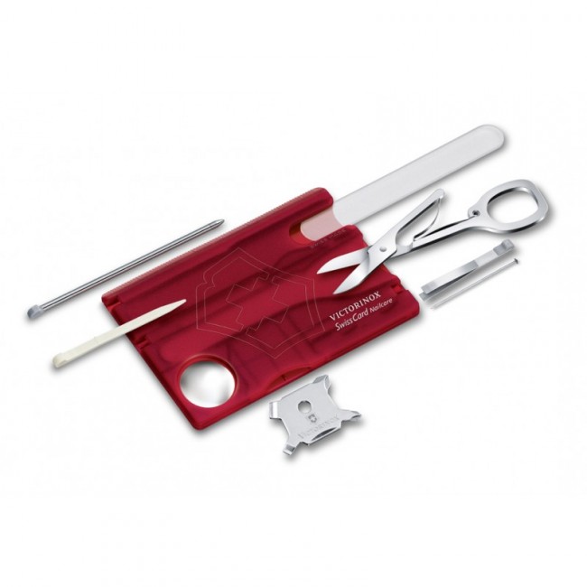 Карта-мультиинструмент VICTORINOX Мод. SWISSCARD NAILCARE RUBY для охоты и туризма в Алматы, Казахстан