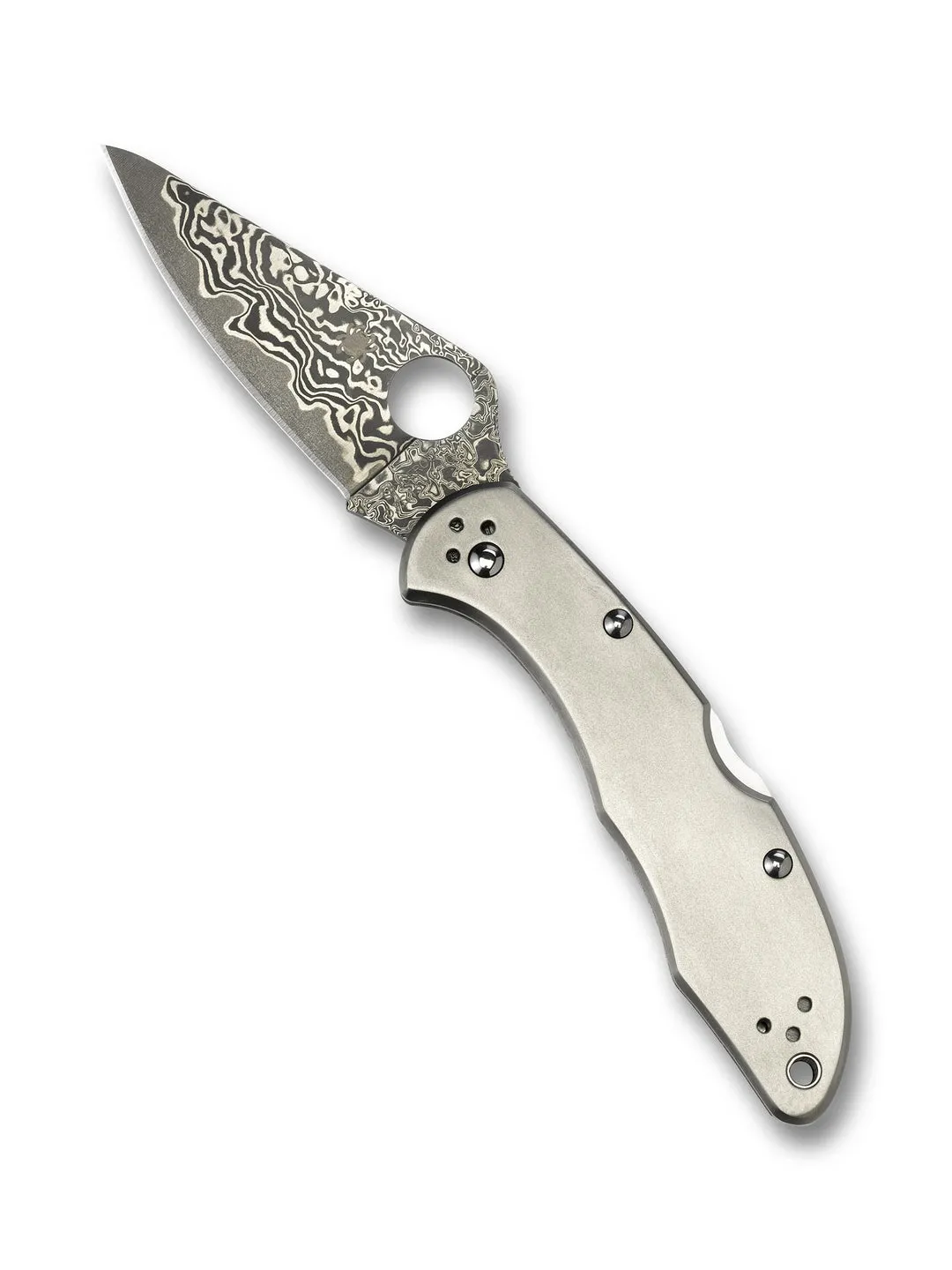 Купить Складной нож SPYDERCO Мод. DELICA 4 DAMASCUS в Алматы — магазин Korgan Center | Казахстан | Доставка во все регионы